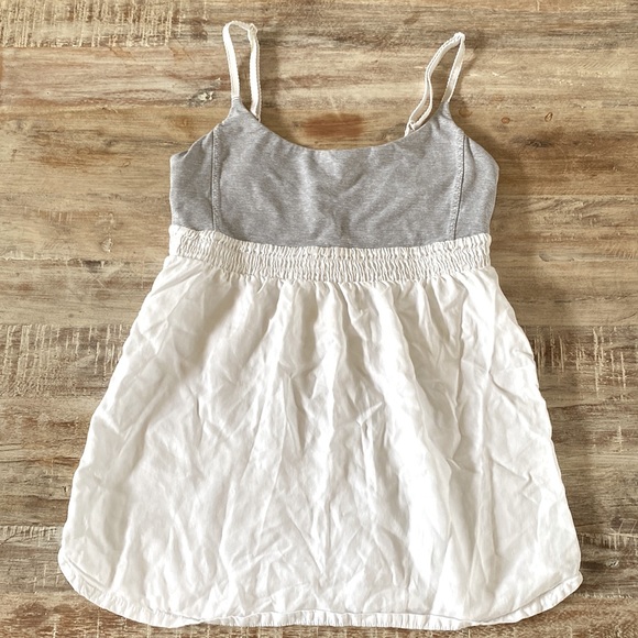 lululemon athletica Tops - lululemon athletica Grey and White Tank Top